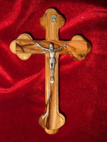 Hand Carved Olive Wood Celtic Style Crucifix with Beveled Edges B2G1 – The  Jerusalem Export House